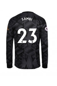 Arsenal Albert Sambi Lokonga #23 Fotballdrakt Borte Klær 2022-23 Lange ermer